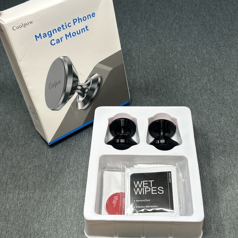Coolpow Magnetic Phone Car Mount Dashboard Holder 360 Rotation Universal 2-Pack